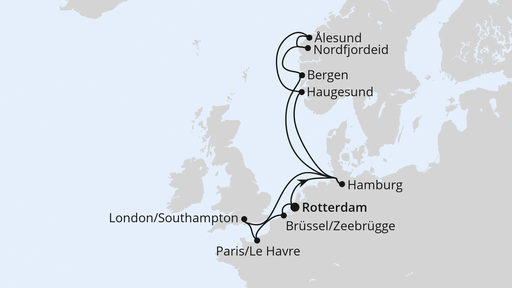 Metropolen & Norwegen ab Rotterdam