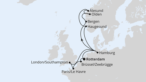 Metropolen & Norwegen ab Rotterdam