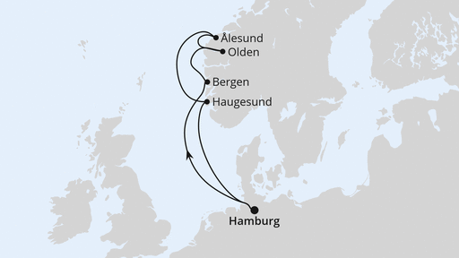 Norwegen ab Hamburg