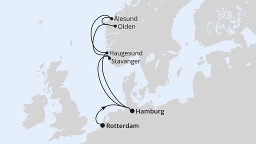 Norwegen ab Rotterdam