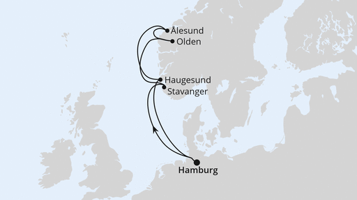 Norwegen ab Hamburg