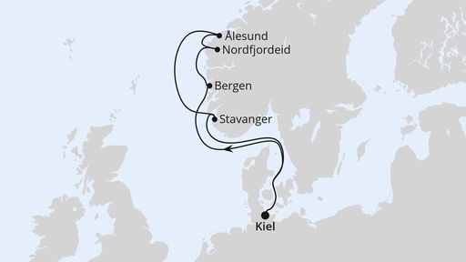 Norwegen ab Kiel