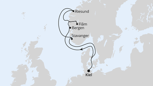 Norwegen ab Kiel