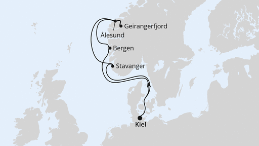 Norwegen ab Kiel