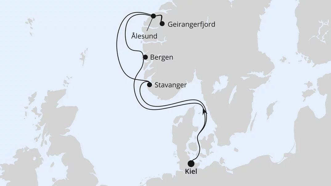 Norwegen ab Kiel