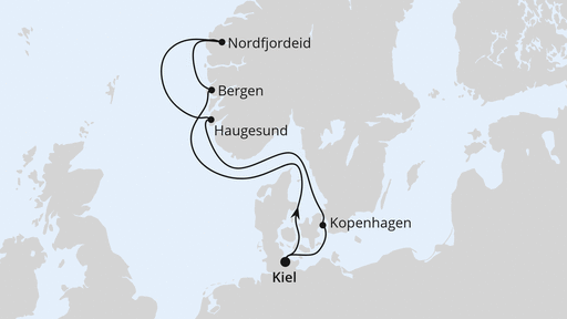 Norwegen ab Kiel