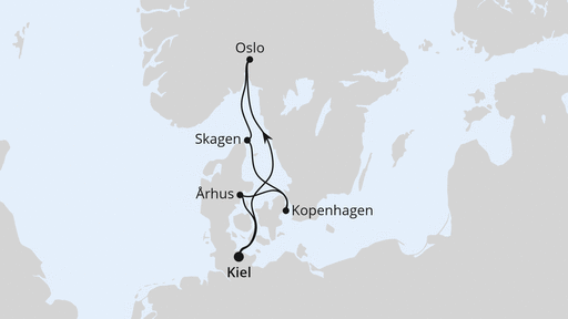 Skandinavische Highlights ab Kiel