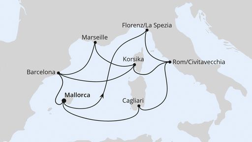 Große Mittelmeer-Reise ab Mallorca 1