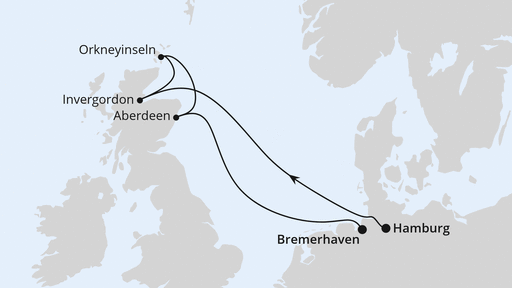Schottische Highlights ab Hamburg bis Bremerhaven