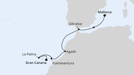 Von Mallorca nach Gran Canaria