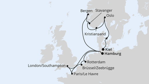 Metropolen & Südnorwegen ab Kiel