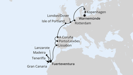 Von Warnemünde nach Fuerteventura 2