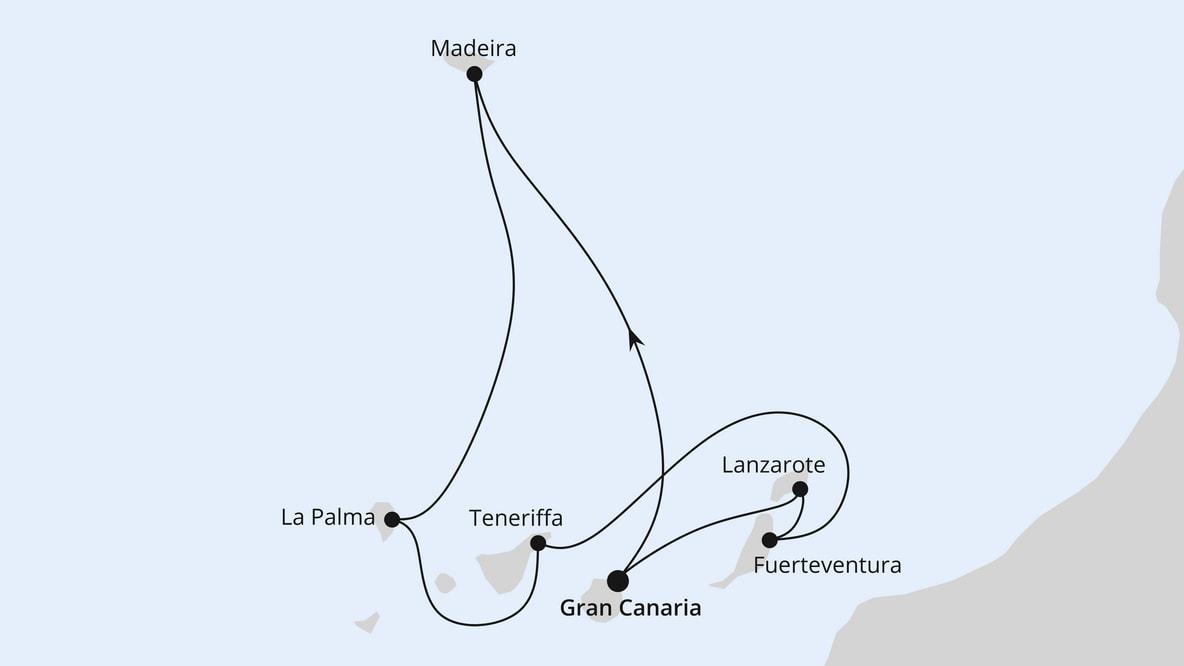 Kanaren & Madeira ab Gran Canaria