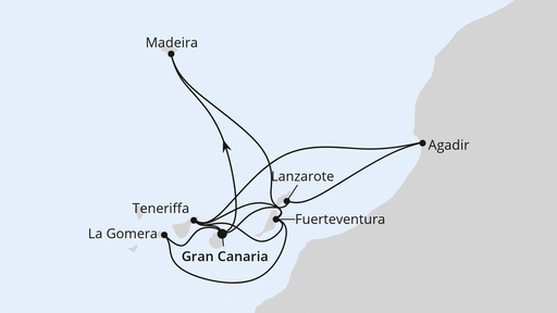 Große Kanaren-Reise mit Madeira & Marokko