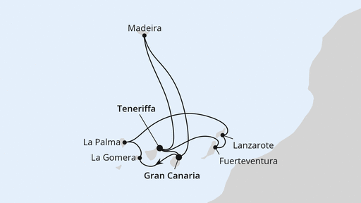 Kanarische Inselwelt & Madeira im Advent