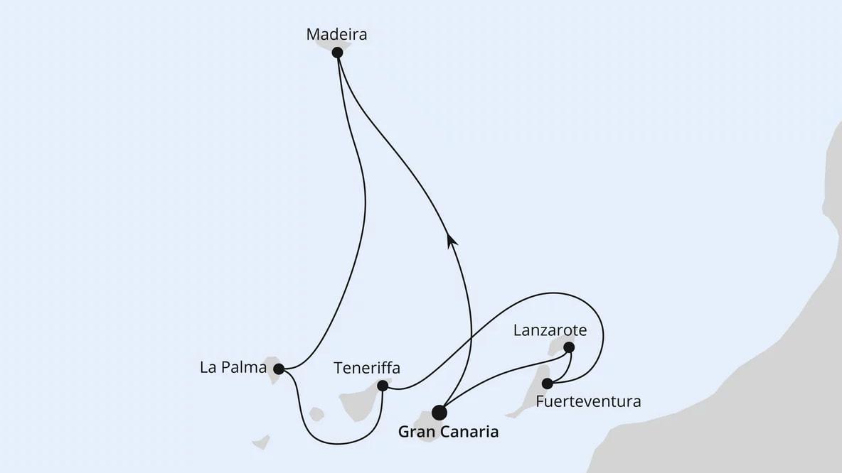 Kanaren & Madeira ab Gran Canaria