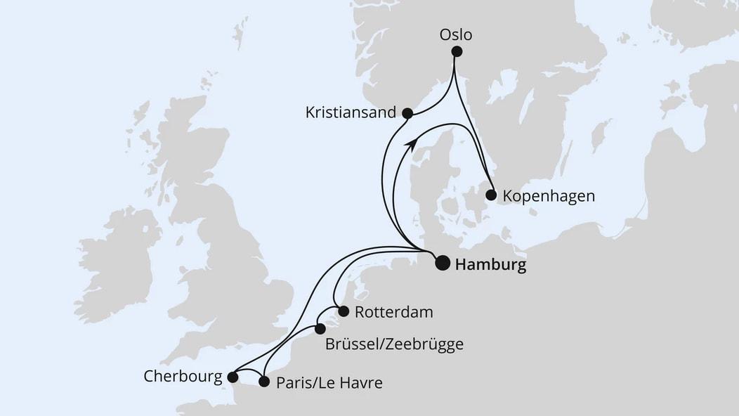 Metropolen & Skandinavien ab Hamburg
