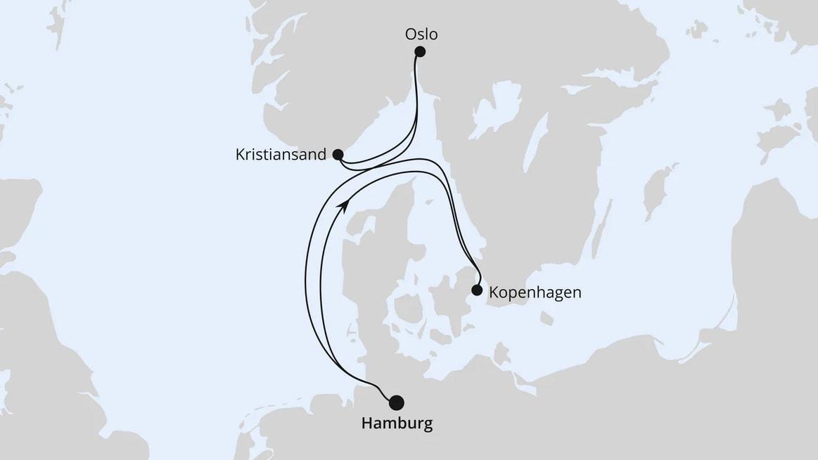 Norwegen & Dänemark ab Hamburg