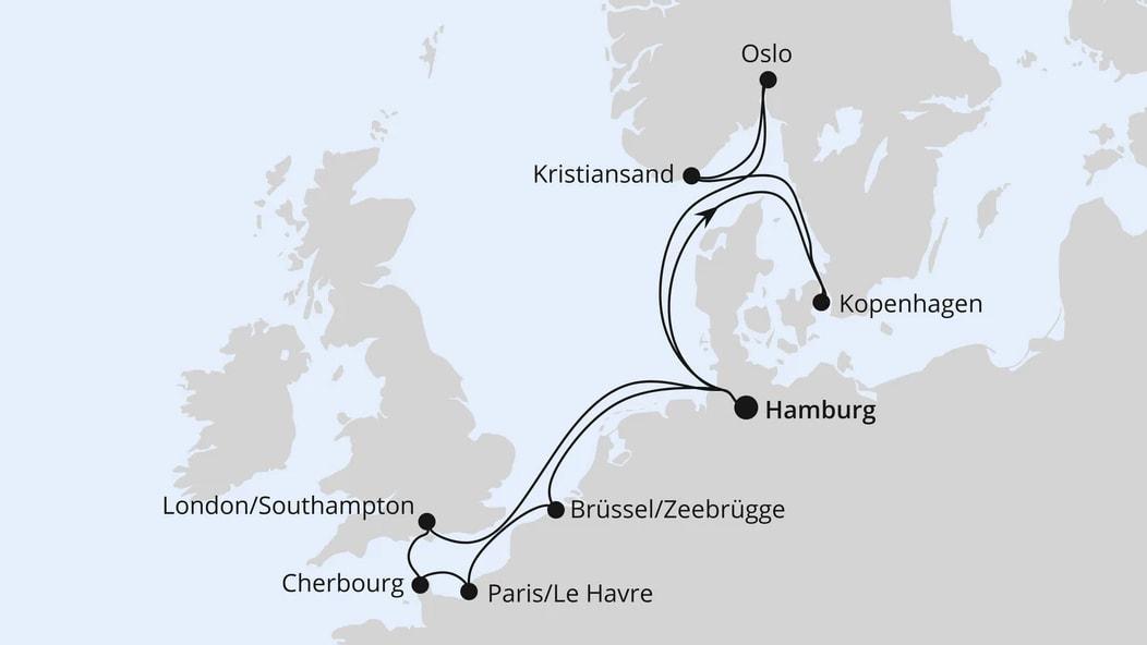 Metropolen & Skandinavien ab Hamburg