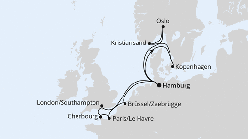 Metropolen & Skandinavien ab Hamburg