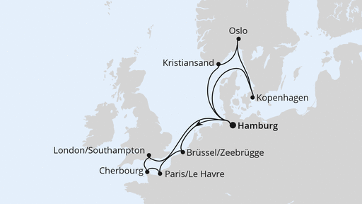 Metropolen & Skandinavien ab Hamburg