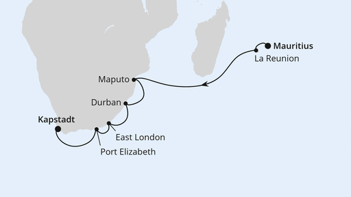 Südafrika mit La Réunion & Mauritius 1