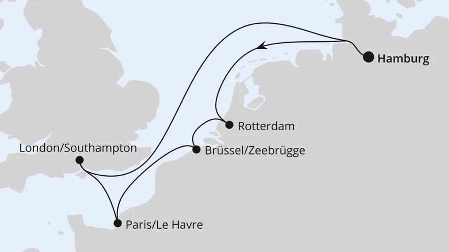 Metropolen ab Hamburg
