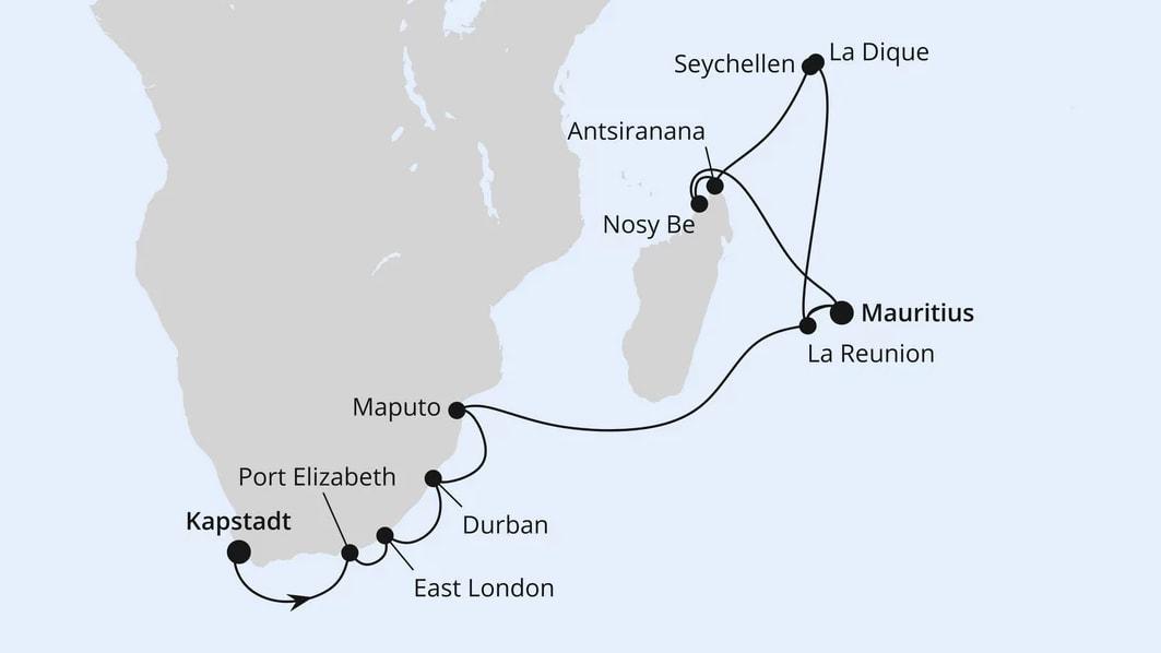 Südafrika, Seychellen, Mauritius & Madagaskar 2
