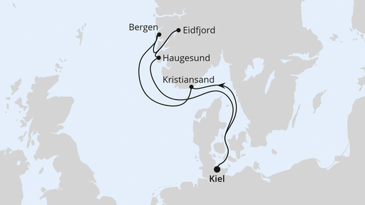 Norwegen ab Kiel