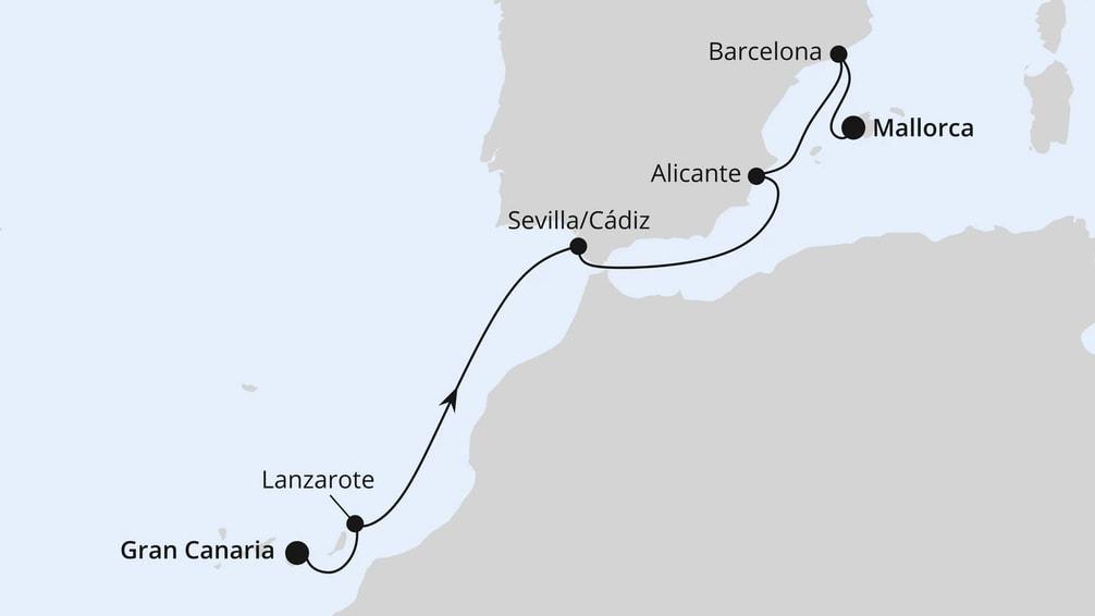 Von Gran Canaria nach Mallorca 1