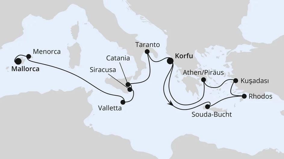 Von Korfu nach Mallorca 2