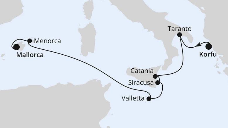 Von Korfu nach Mallorca 1