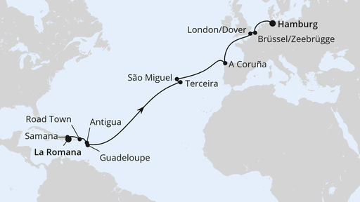 Von der Dominikanischen Republik nach Hamburg 1