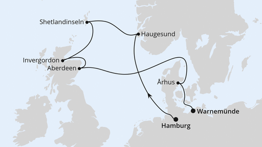 Norwegen, Schottland & Dänemark