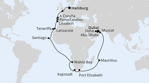 Weltenbummler Südafrika, Mauritius & Orient