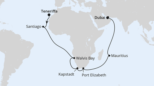 Weltenbummler Kapverden, Südafrika & Mauritius