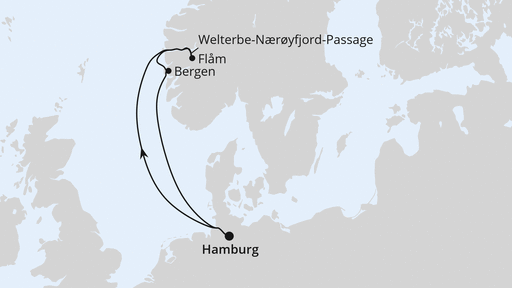 Kurzreise Norwegens Fjord-Weltnaturerbe ab Hamburg