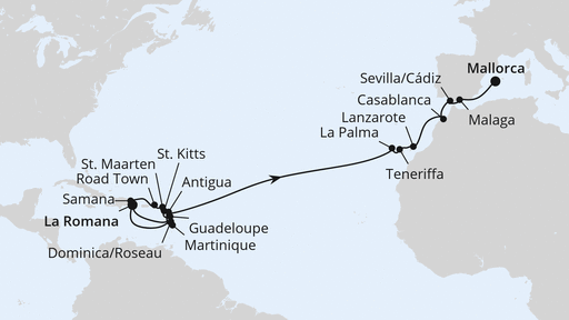 Von der Dominikanischen Republik nach Mallorca 1