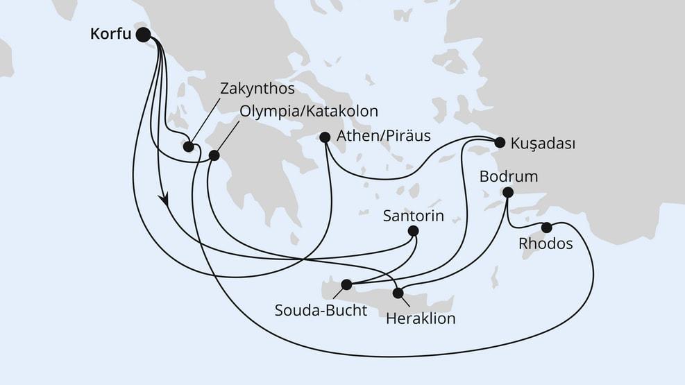 Griechenland & Türkei ab Korfu