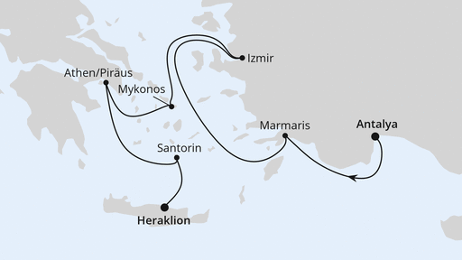 Türkei & Griechenland ab Antalya