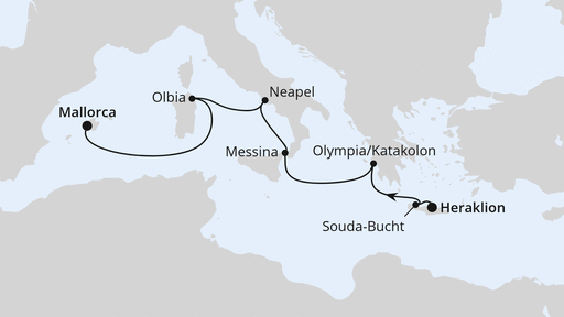 Griechenland & Italien ab Kreta