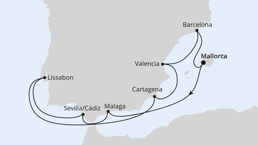 Spanien & Portugal ab Mallorca