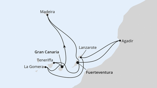 Kanaren, Madeira & Marokko