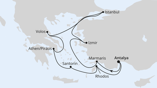 Östliches Mittelmeer mit Istanbul ab Antalya 2