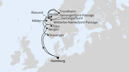 Norwegens Fjord-Weltnaturerbe ab Hamburg 2