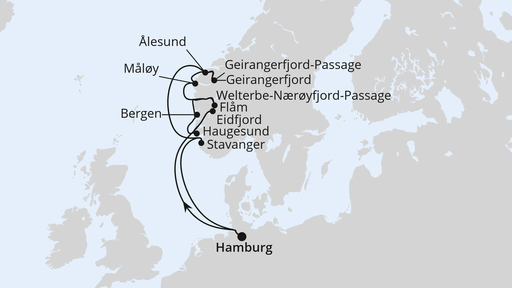 Norwegens Fjord-Weltnaturerbe ab Hamburg 2