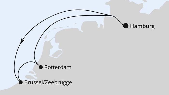Kurzreise nach Belgien & Niederlande ab Hamburg