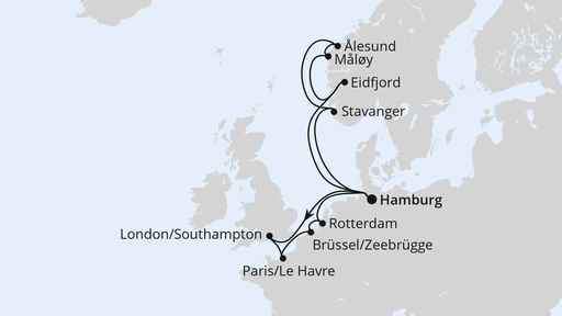 Metropolen & Norwegen ab Hamburg