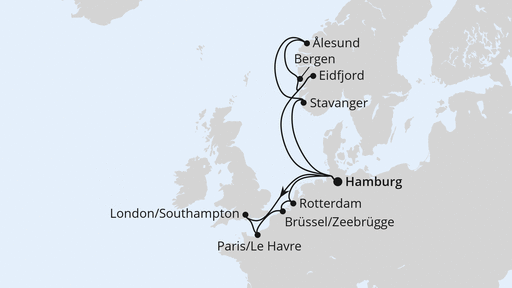 Metropolen & Norwegen ab Hamburg