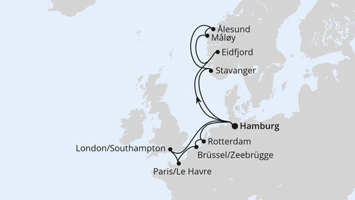 Metropolen & Norwegen ab Hamburg